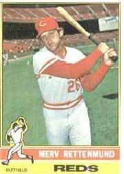 1976 Topps Baseball Cards      283     Merv Rettenmund